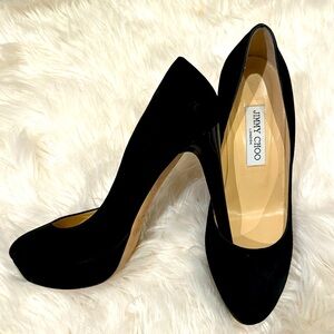 Brand new Jimmy Choo black suede pumps 39